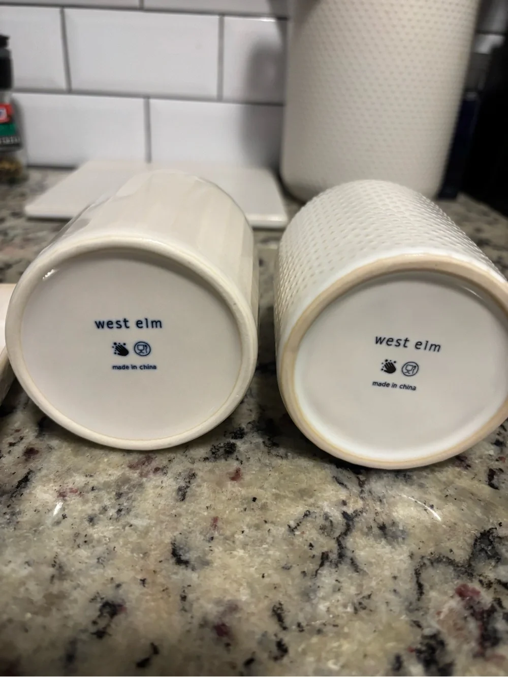West Elm glazed stoneware